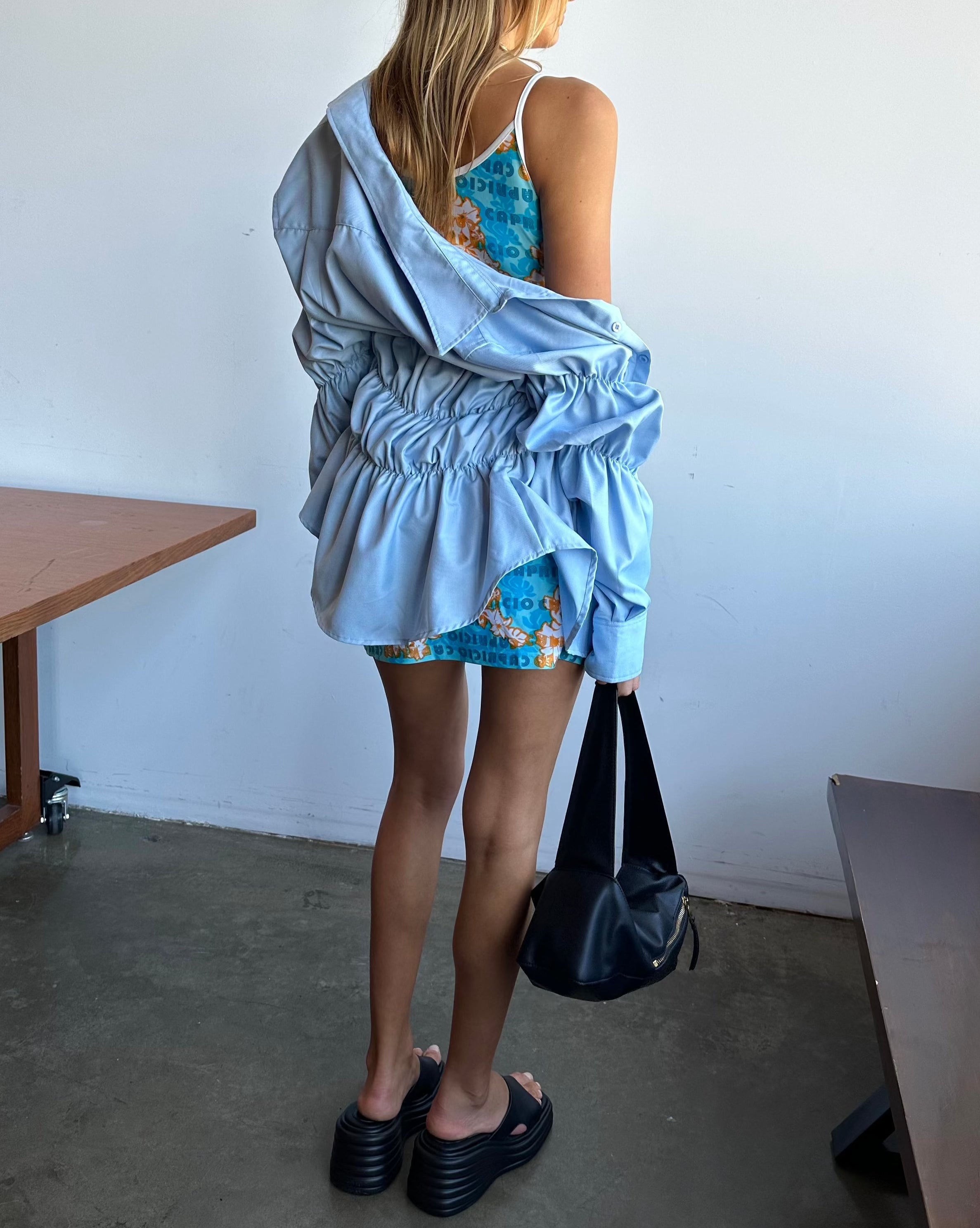 Camicia Donna con Vita Arricciata, Maniche Lunghe e Polsini Drappeggiati-83304-007aa59f-b7ce-4b8a-91cd-f179a22b4f49