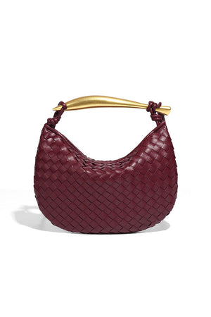Borsa Intrecciata a Mezzaluna: Eleganza Dorio Moda