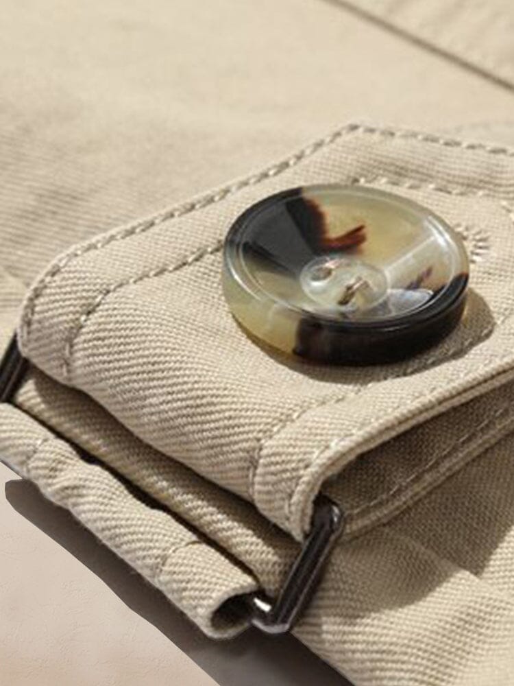 Classic Leisure Trench Coat Coat coofandy 