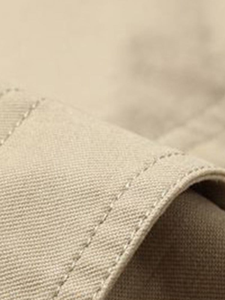 Classic Leisure Trench Coat Coat coofandy 