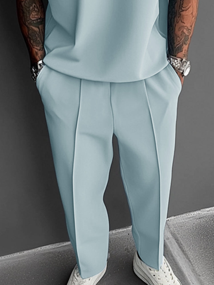 Eric Completo Estivo Elegante: Polo e Pantalone Stile Moderno