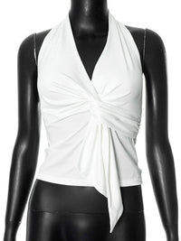 Top Halter Nodo Avvolgente