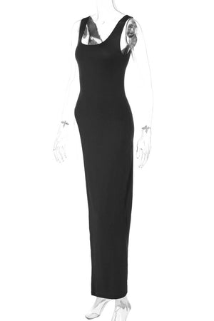 Abito/Top Minimalista con Spacco Audace