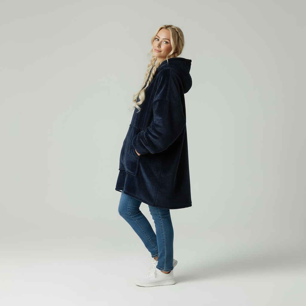 Coperta Indossabile Navy: Comfort e Stile Imbattibili