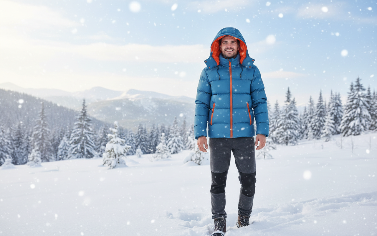 Matteo Invernale Uomo Imbottito Stile Moderno