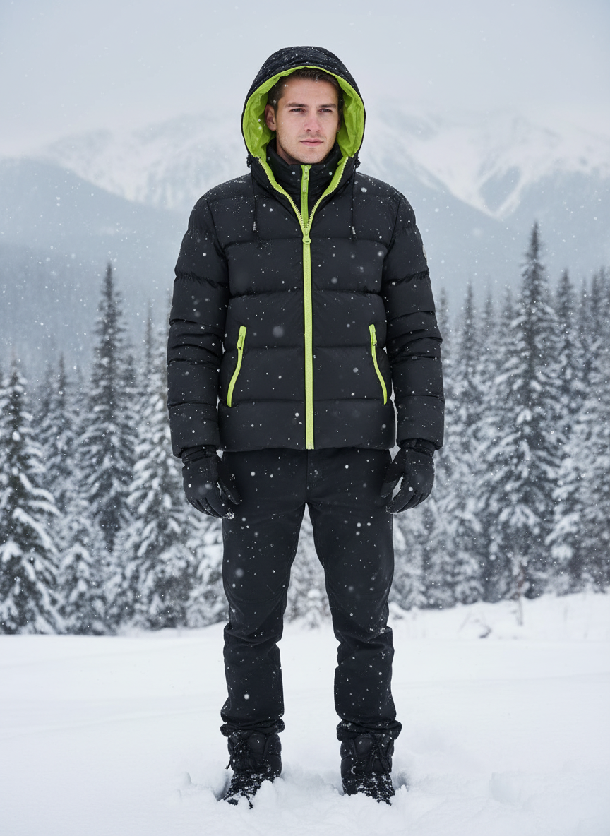 Matteo Invernale Uomo Imbottito Stile Moderno