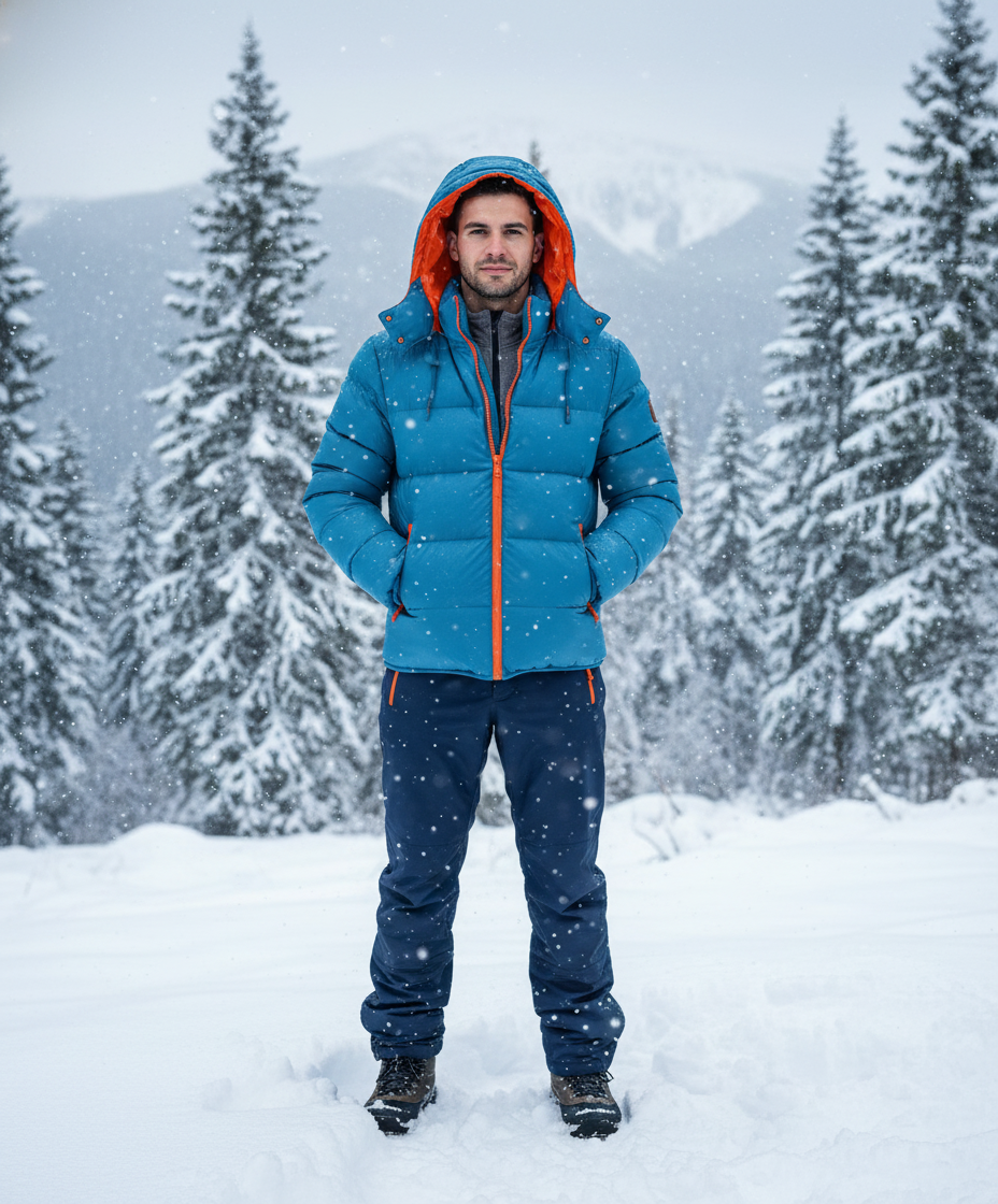 Matteo Invernale Uomo Imbottito Stile Moderno