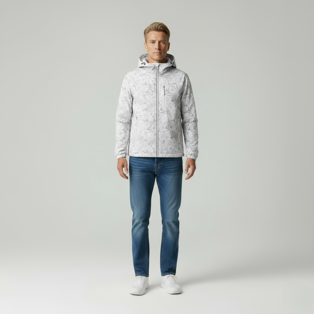 Marco Tecnica Antivento Con Cappuccio Uomo