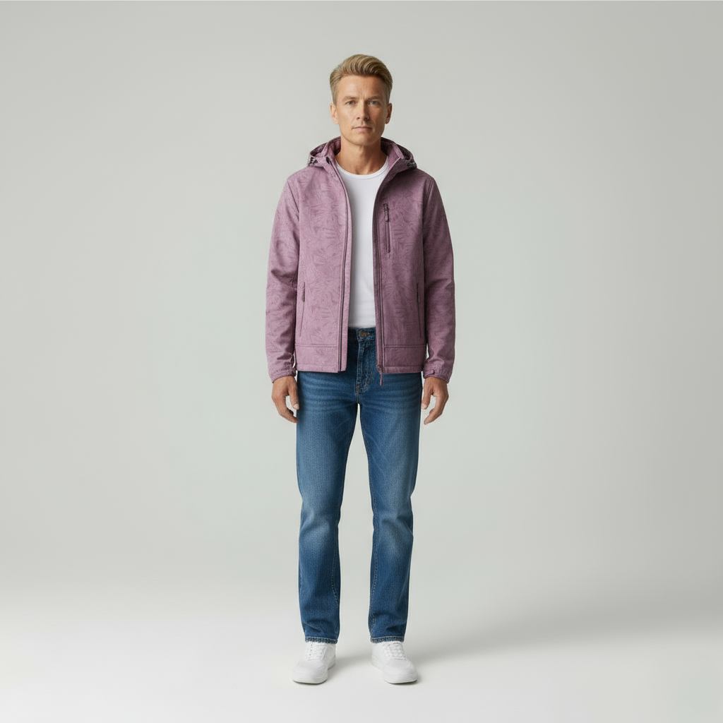 Marco Tecnica Antivento Con Cappuccio Uomo