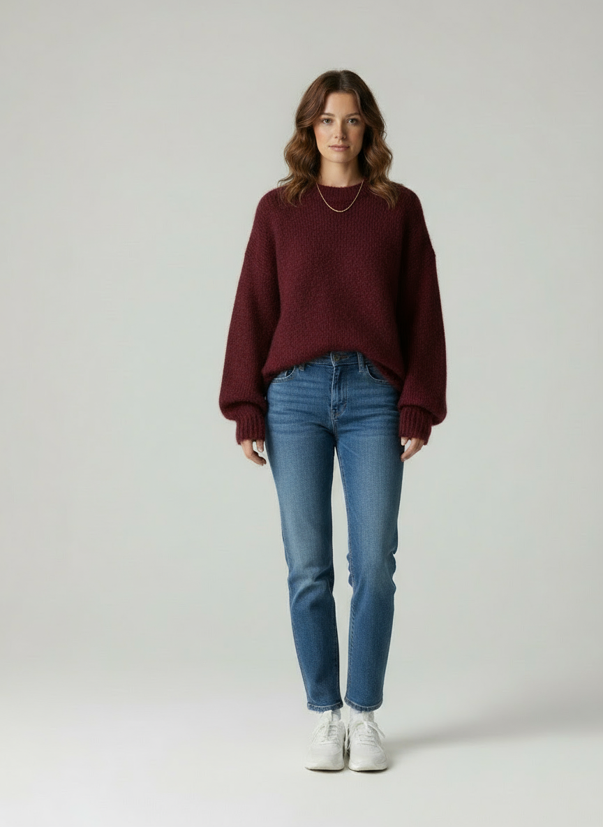 Oversize Collo Tondo | Eleganza Chic