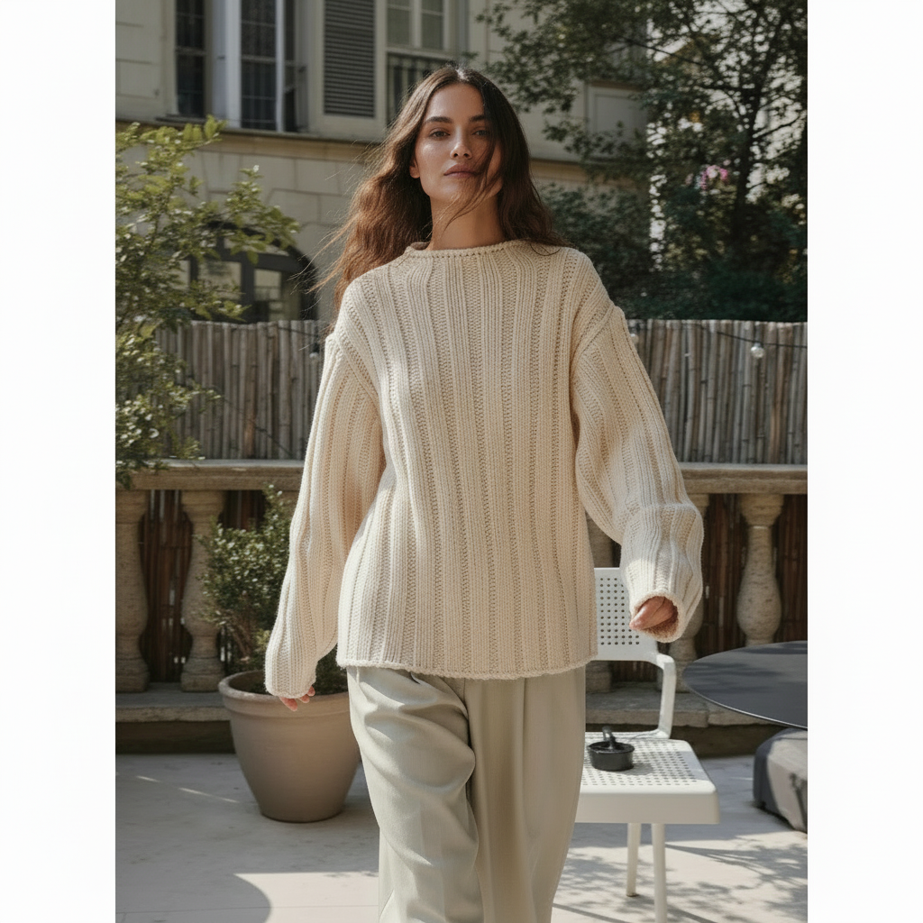 Drucilla Lavorato a Treccia in Misto Lana