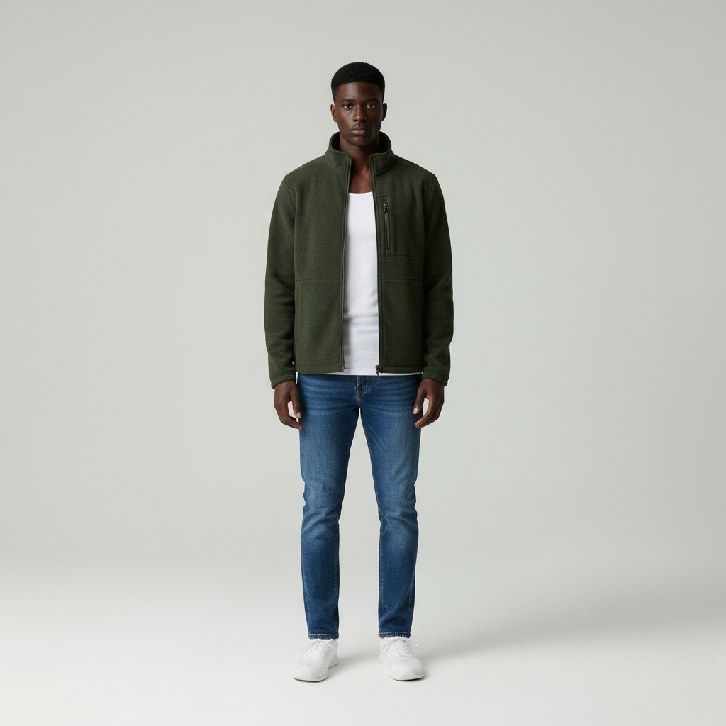 Domenico giacca cardigan in pile traspirante