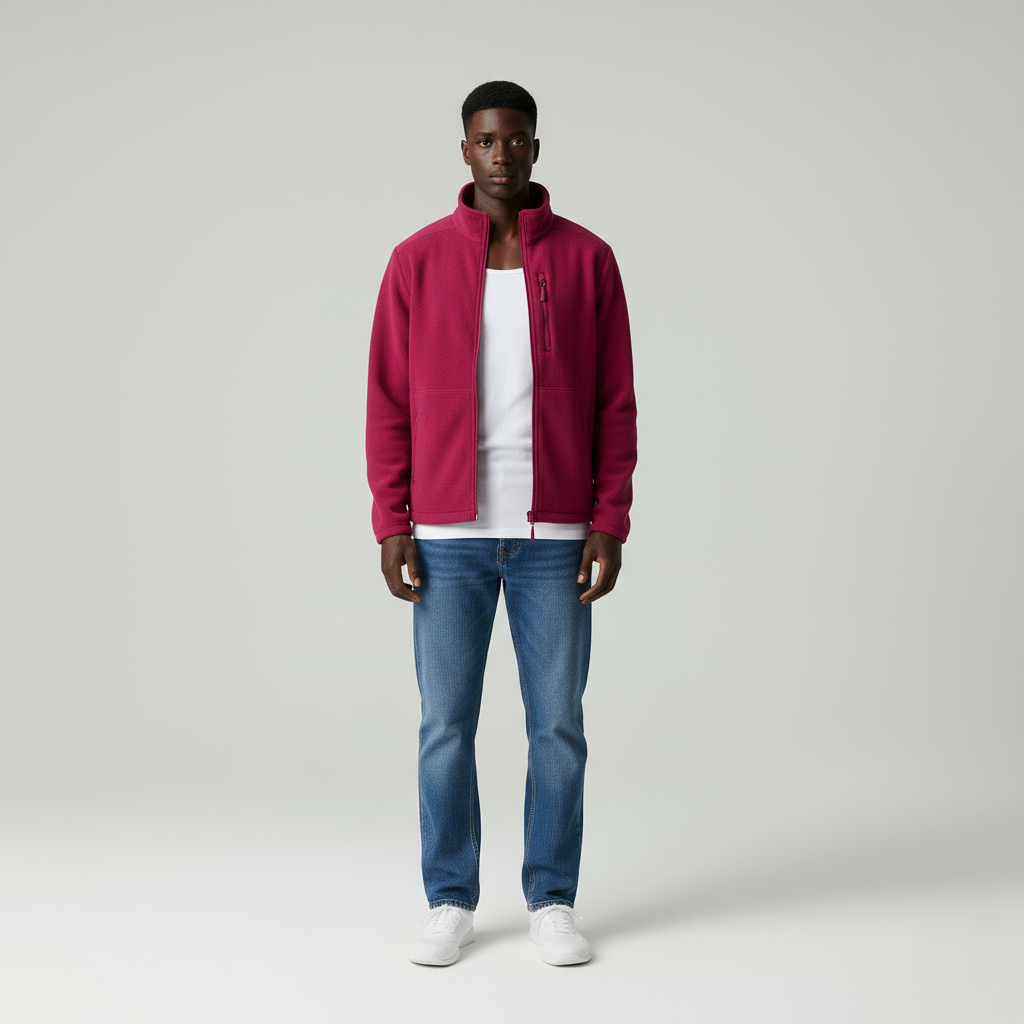 Domenico giacca cardigan in pile traspirante