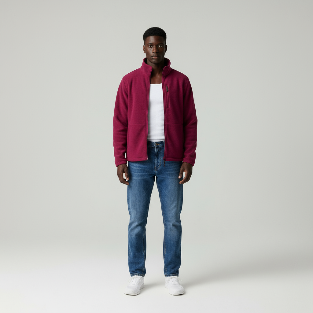 Domenico giacca cardigan in pile traspirante