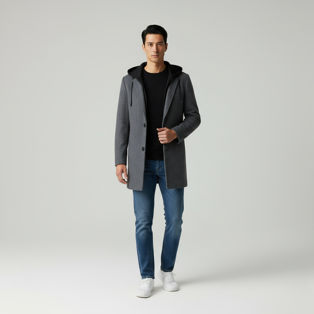 Anton Giacca  con cappuccio staccabile Elegante