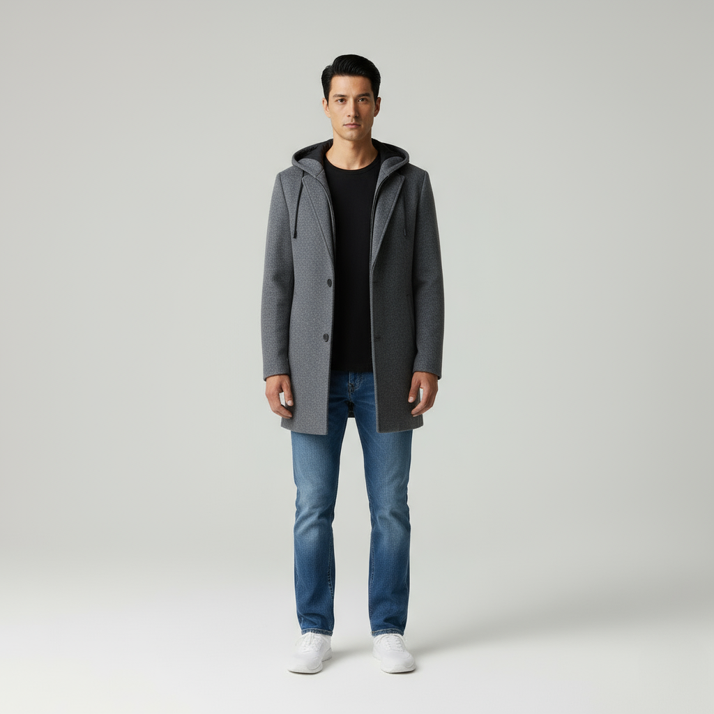 Anton Giacca  con cappuccio staccabile Elegante