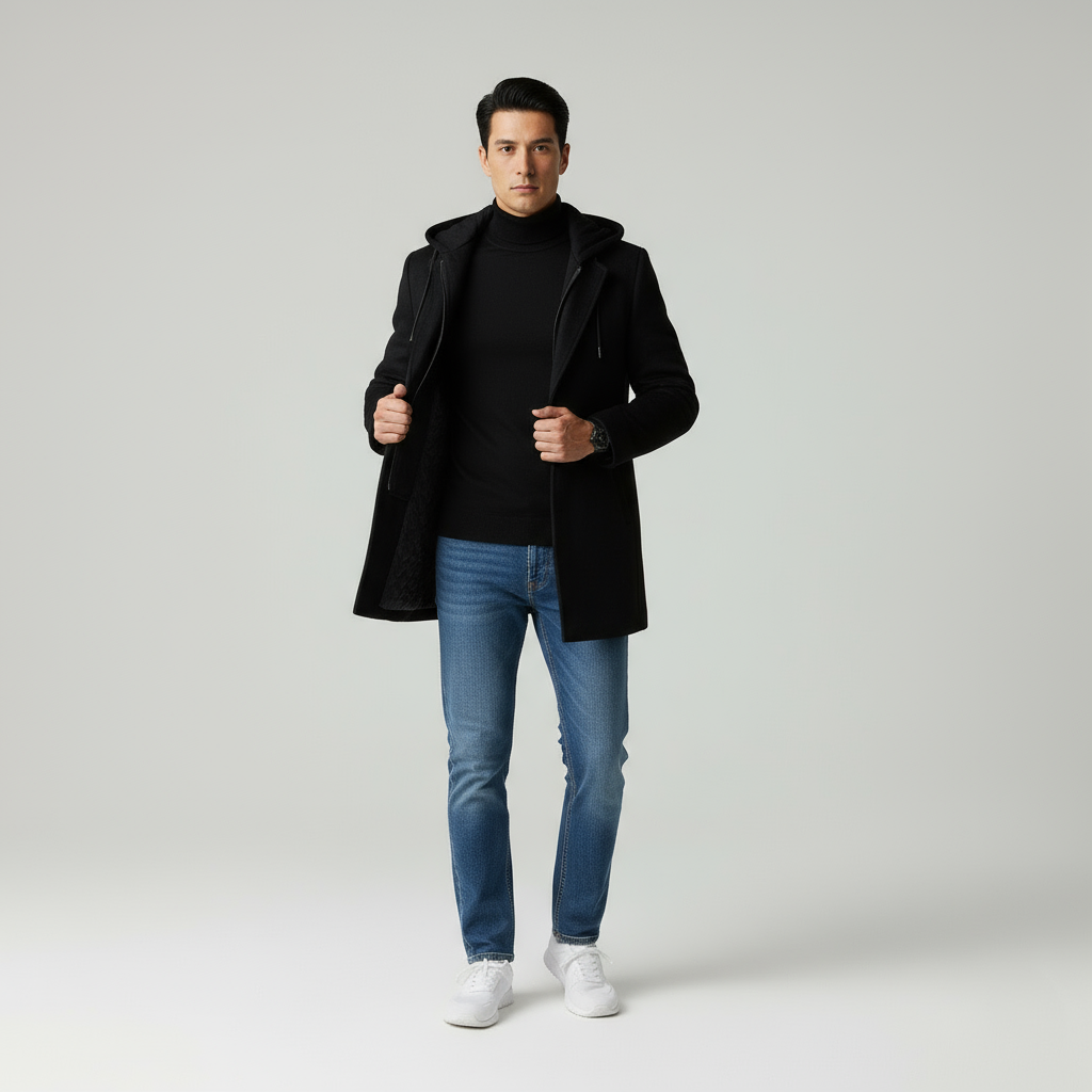 Anton Giacca  con cappuccio staccabile Elegante