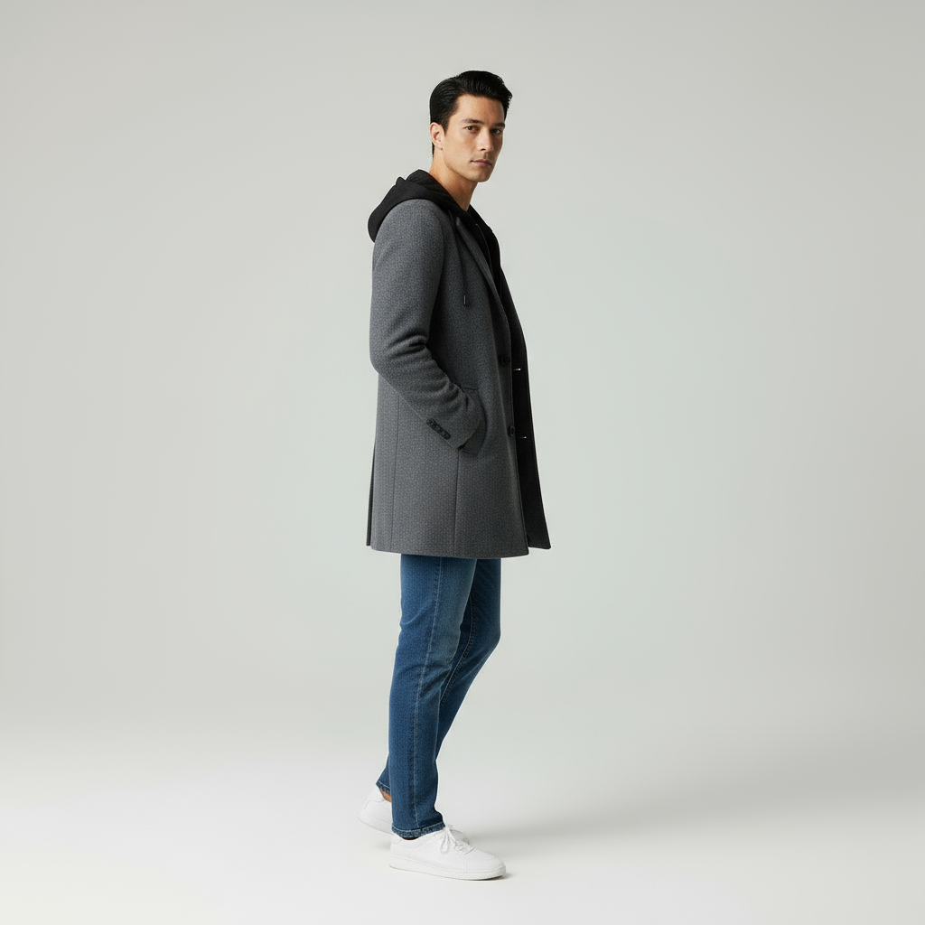 Anton Giacca  con cappuccio staccabile Elegante