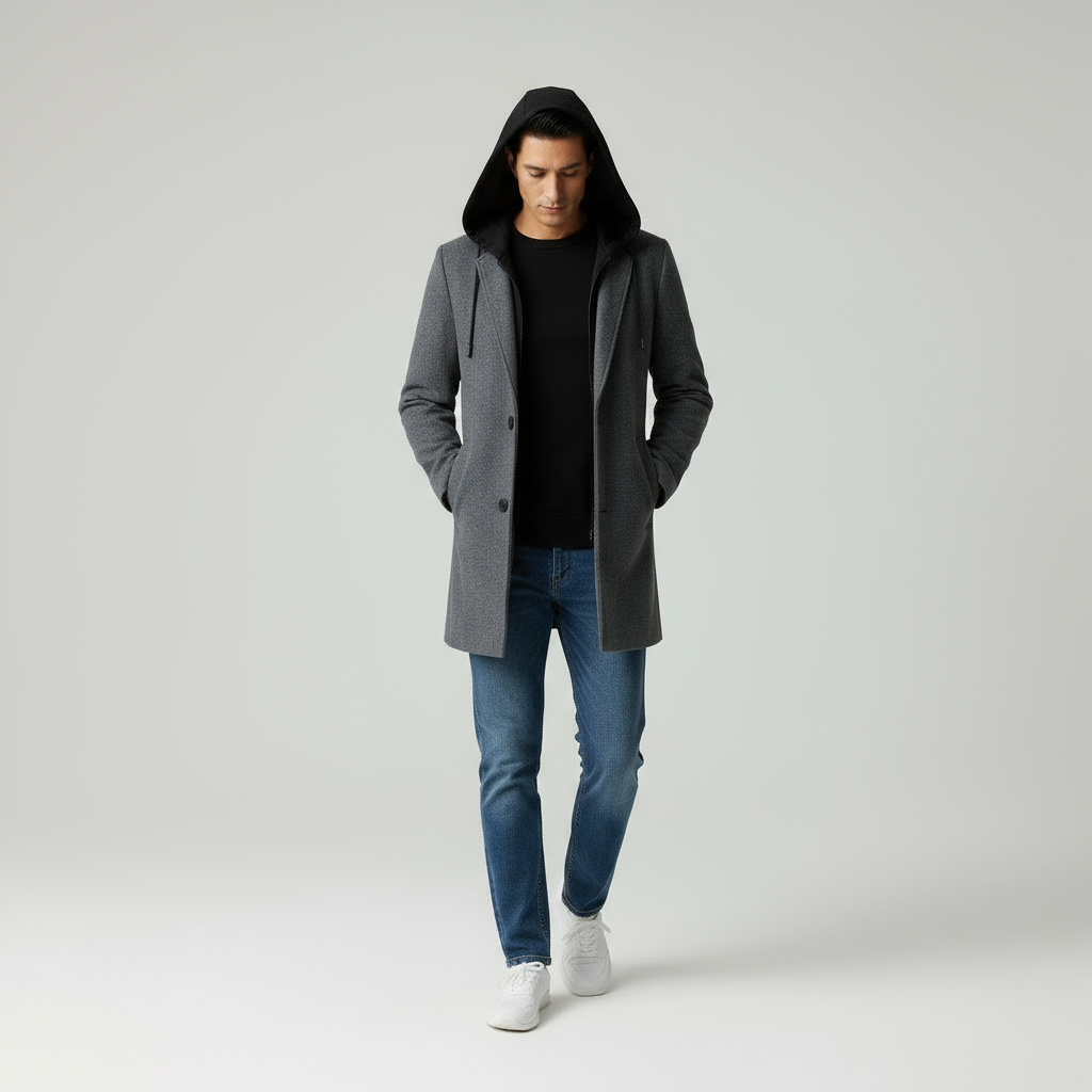 Anton Giacca  con cappuccio staccabile Elegante