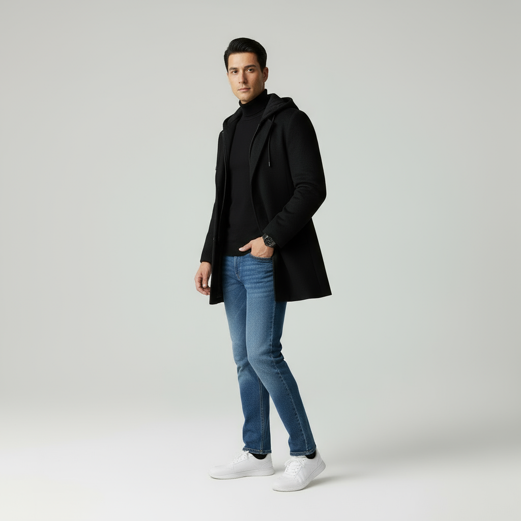 Anton Giacca  con cappuccio staccabile Elegante