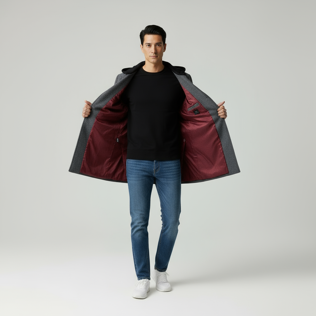 Anton Giacca  con cappuccio staccabile Elegante