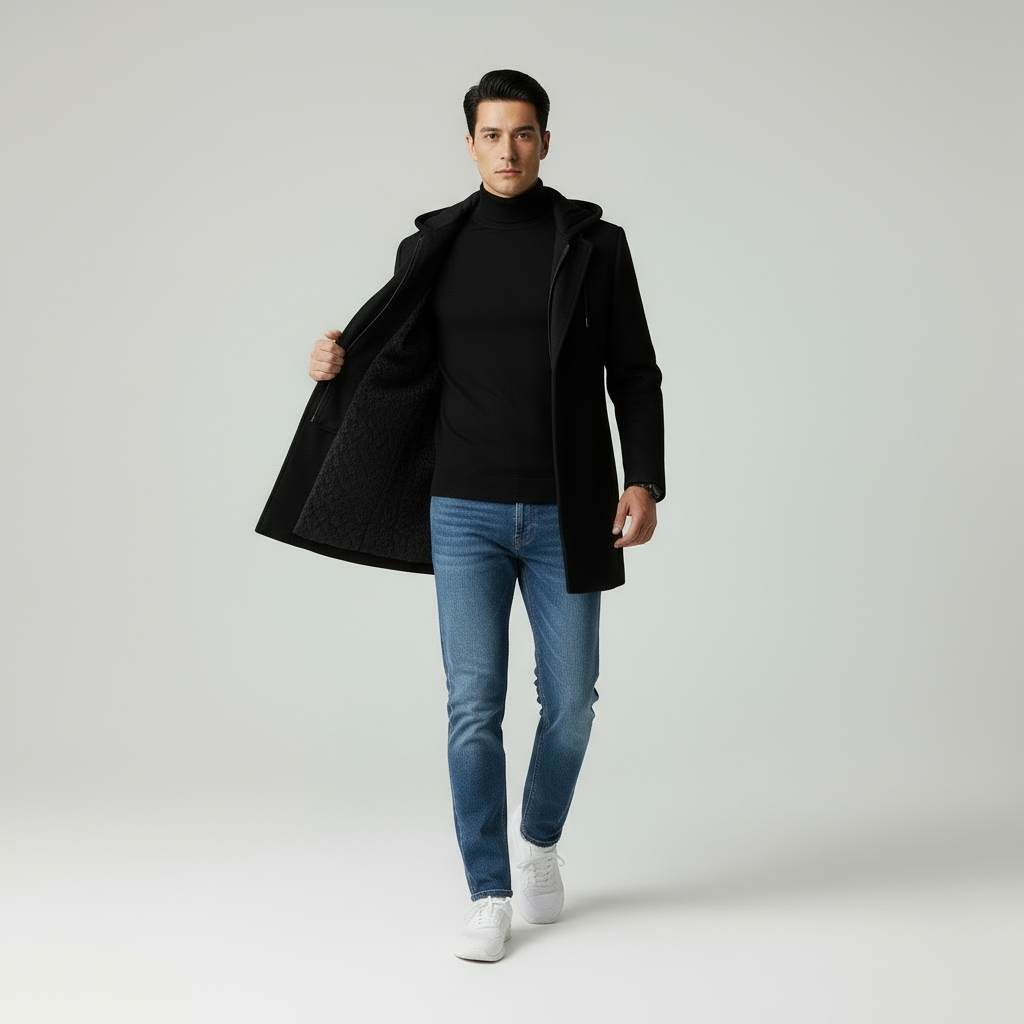 Anton Giacca  con cappuccio staccabile Elegante