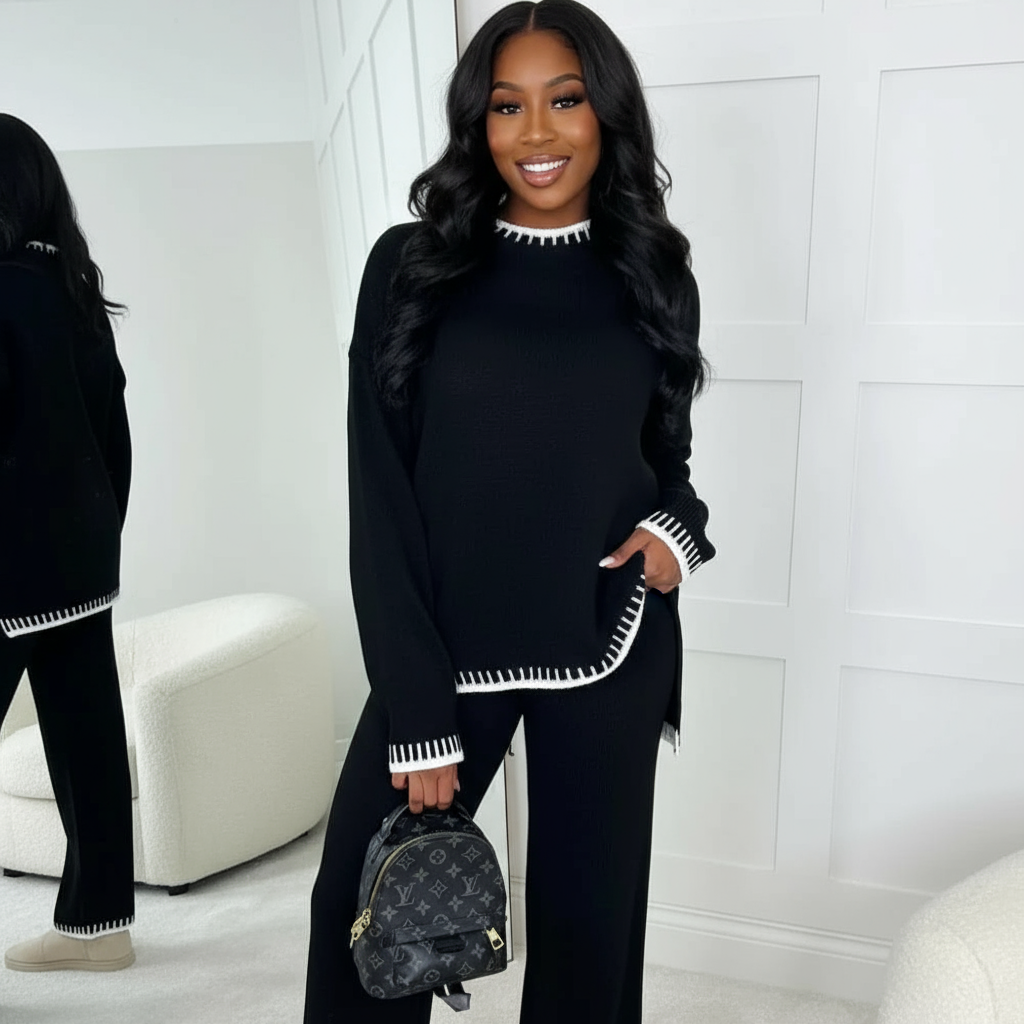 Completo Maglia Anastasia in Viscosa Elegante