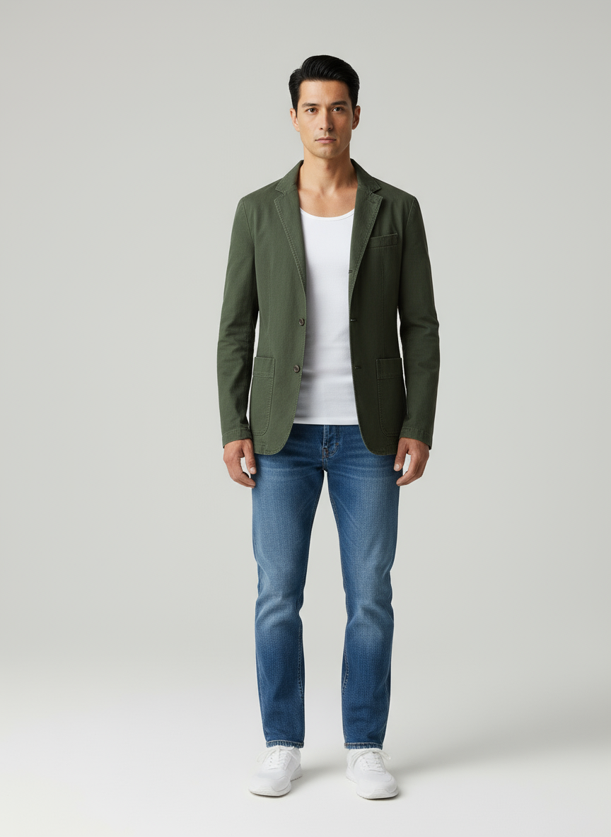 Fabio Blazer in Cotone Stile Moderno e Qualità Duratura Primavera
