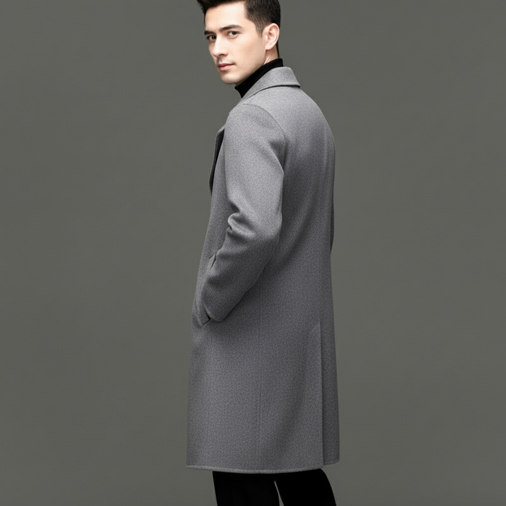 Remo Cappotto Lungo in Lana Elegante Autunno Inverno
