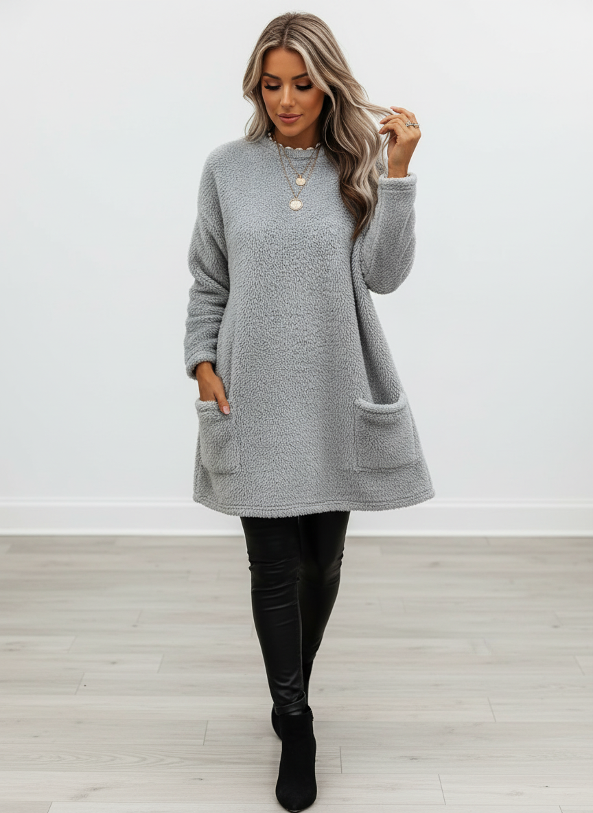Remie Oversize in Teddy Fleece Morbido