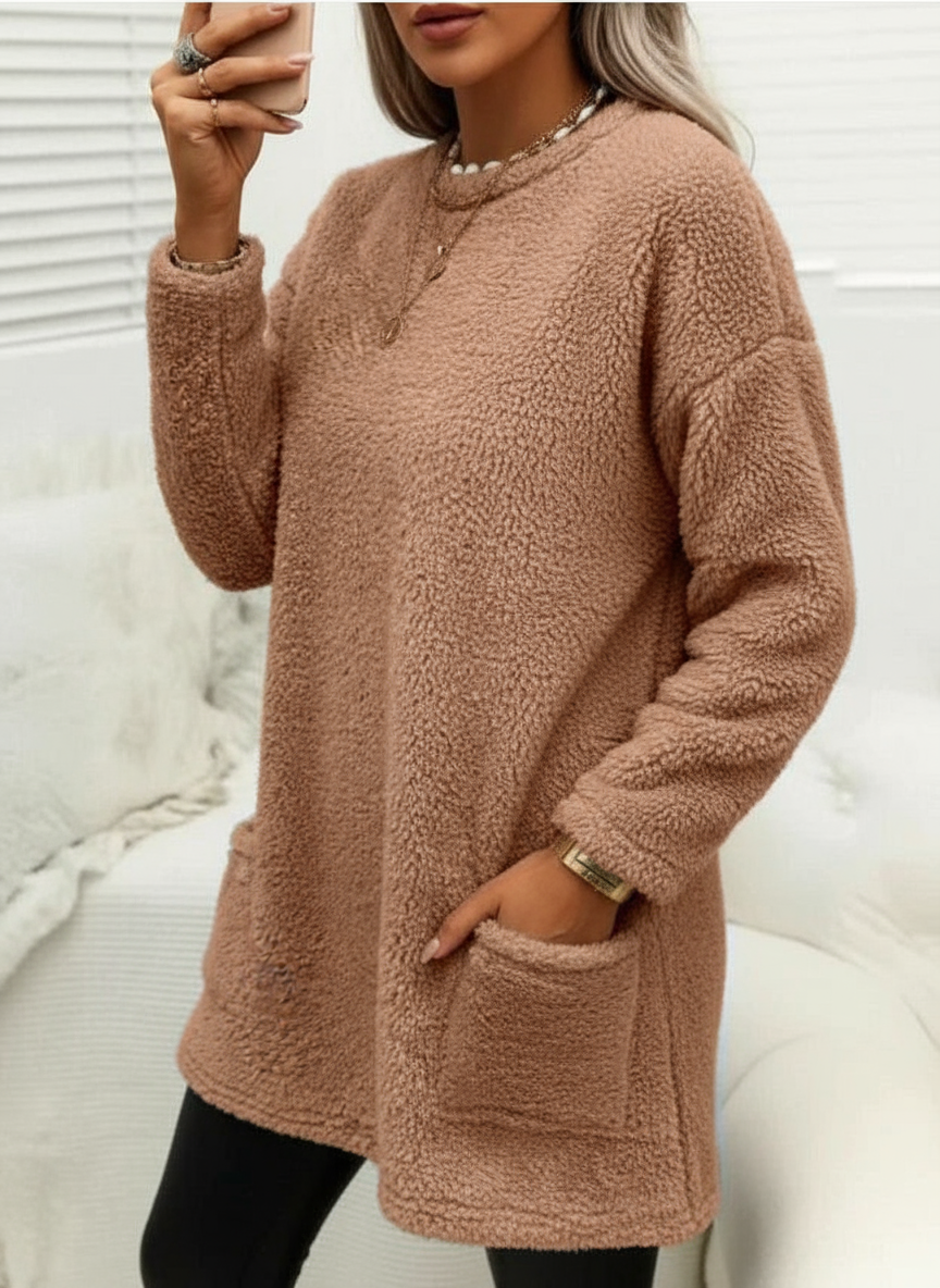 Remie Oversize in Teddy Fleece Morbido