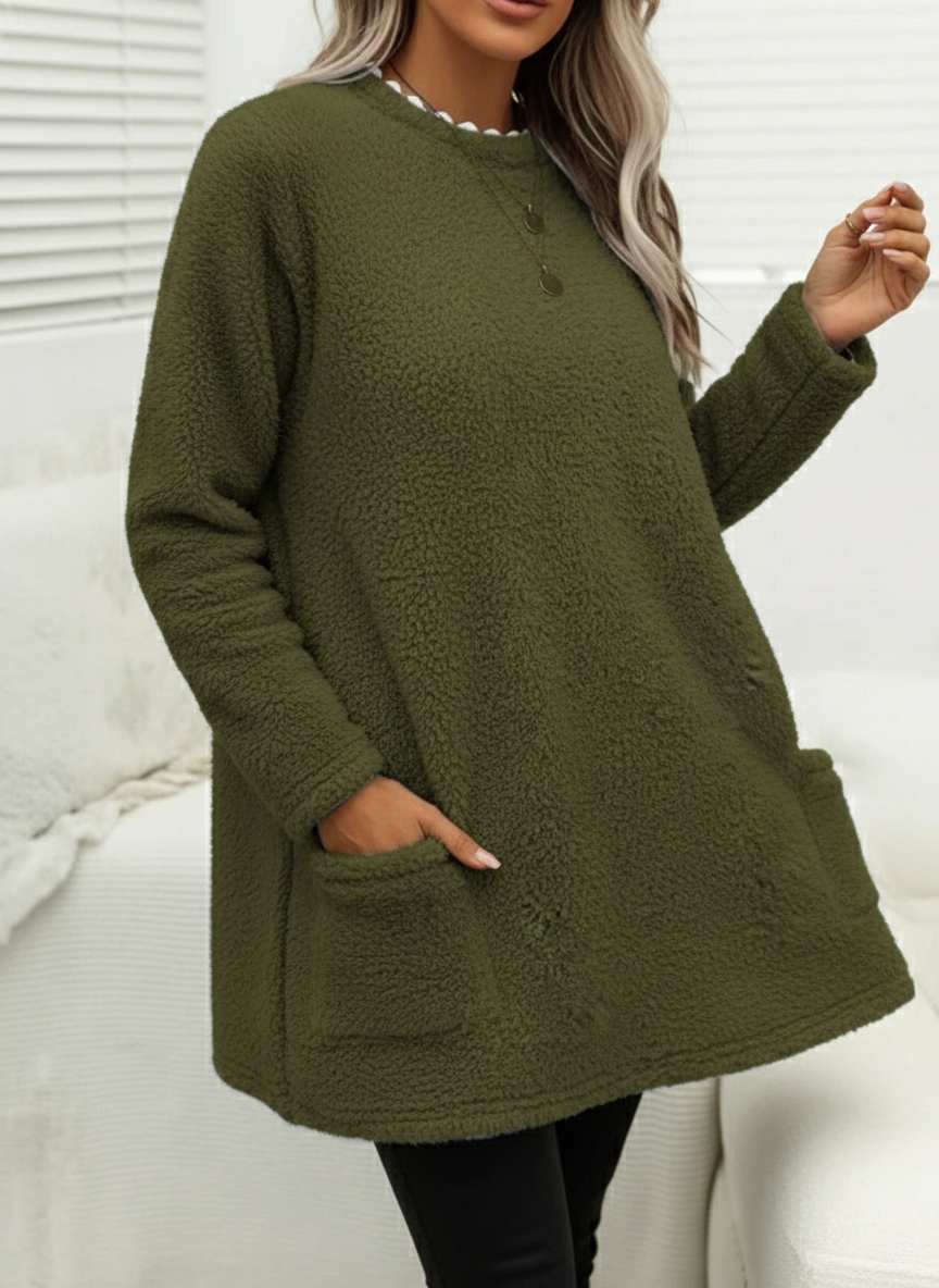 Remie Oversize in Teddy Fleece Morbido