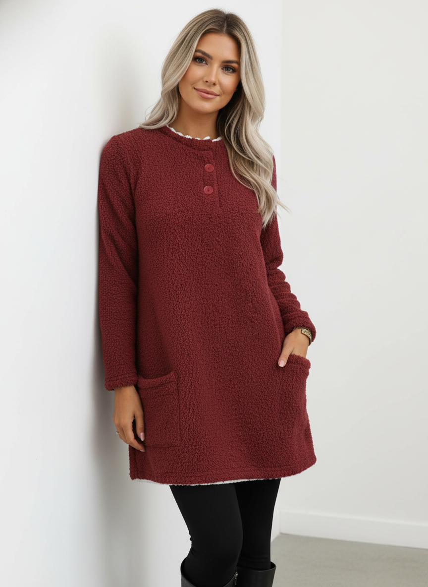 Remie Oversize in Teddy Fleece Morbido