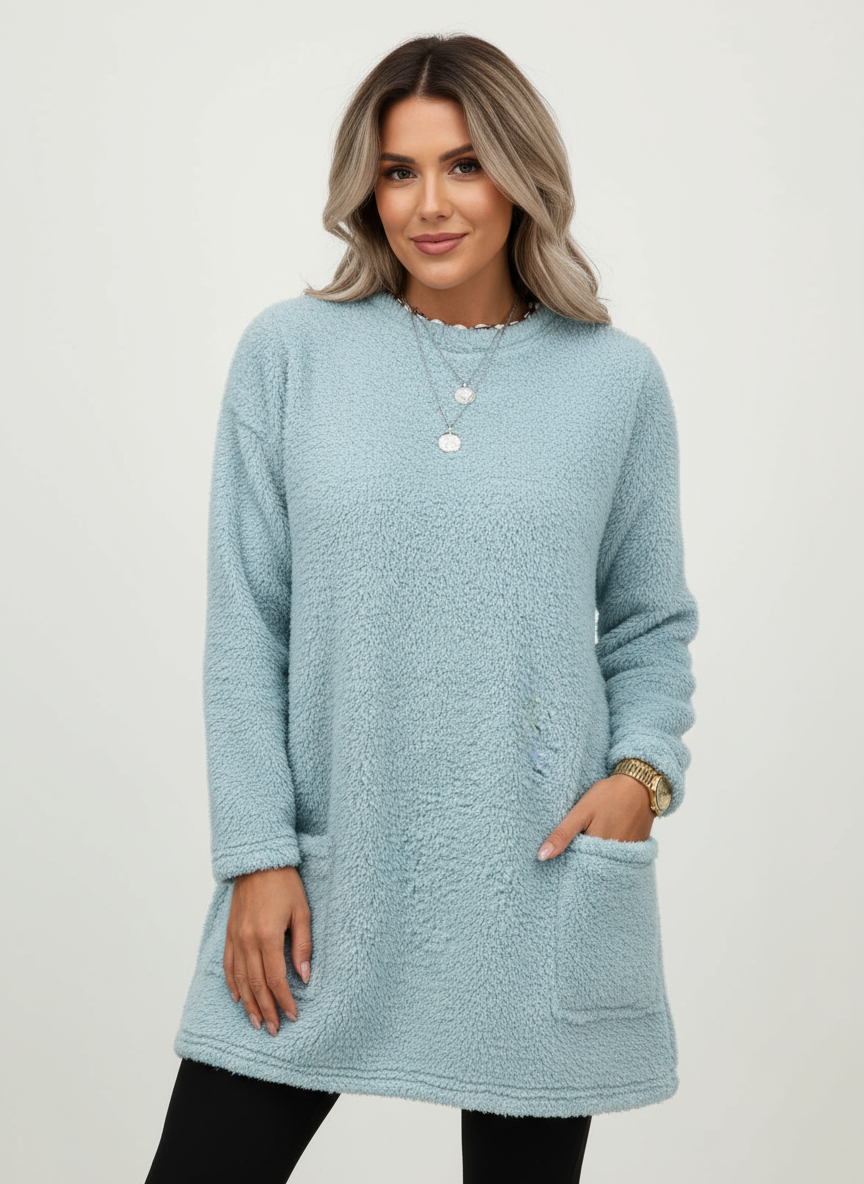 Remie Oversize in Teddy Fleece Morbido