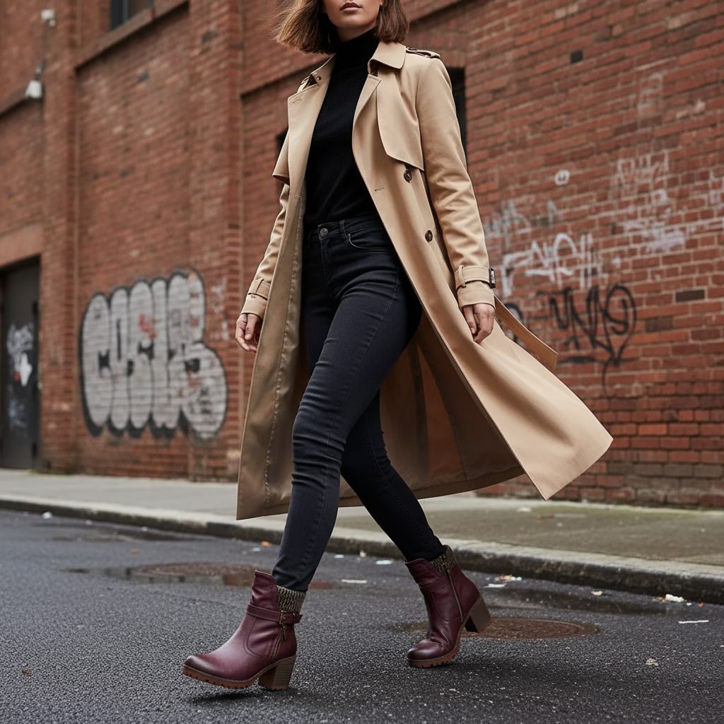 Sophie Stivaletti Sophie con Tacco e Maglia a Coste