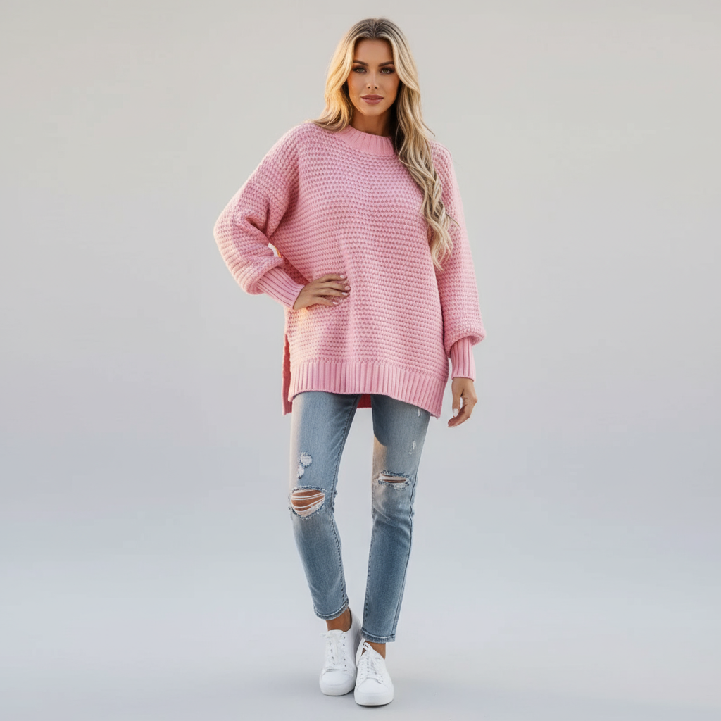 Cheska Maglione Oversize in Maglia Grossa