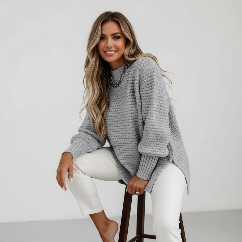 Cheska Maglione Oversize in Maglia Grossa