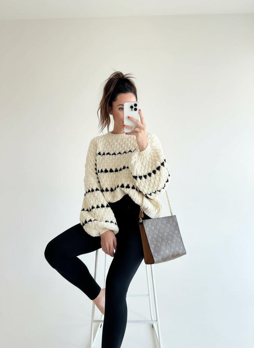 Maglione Andrielle Maniche Lanterna: Stile Chic