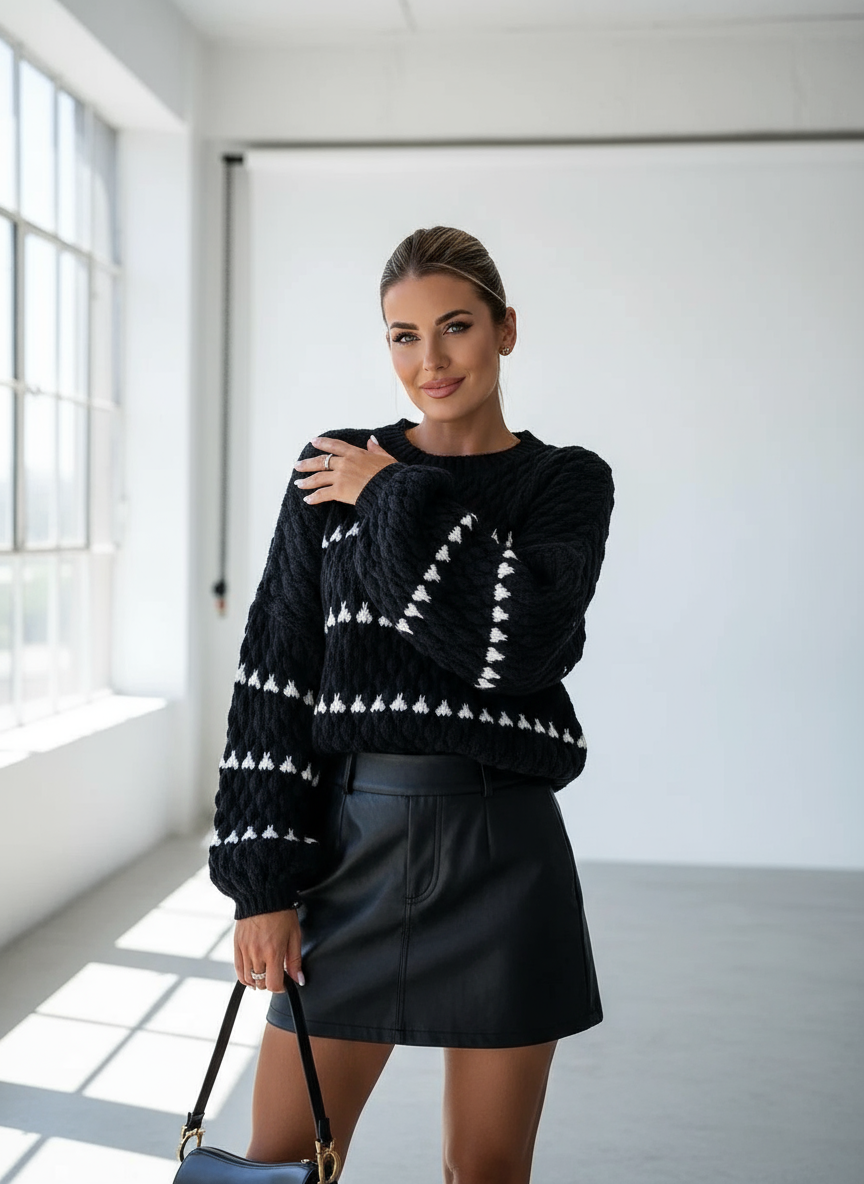 Maglione Andrielle Maniche Lanterna: Stile Chic