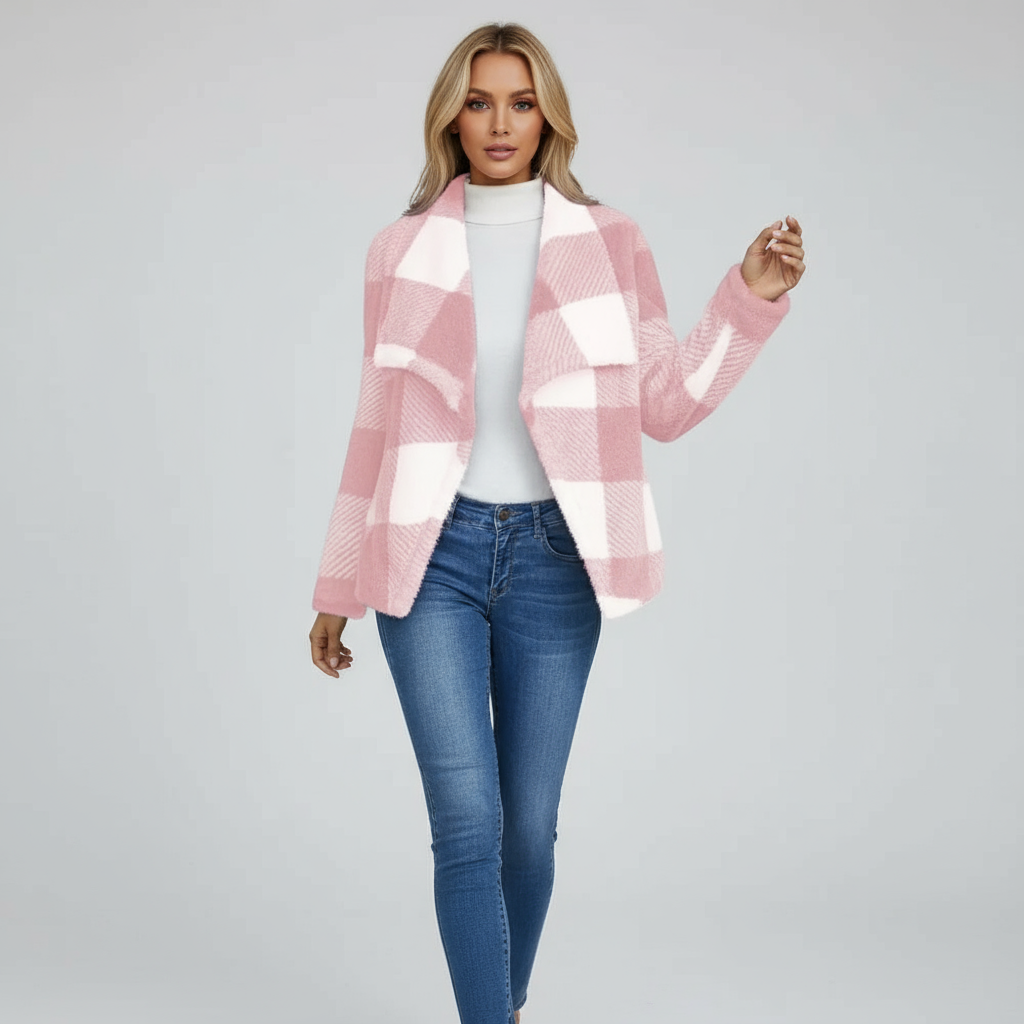 Cardigan Quadrato Morbido Aperto Enara