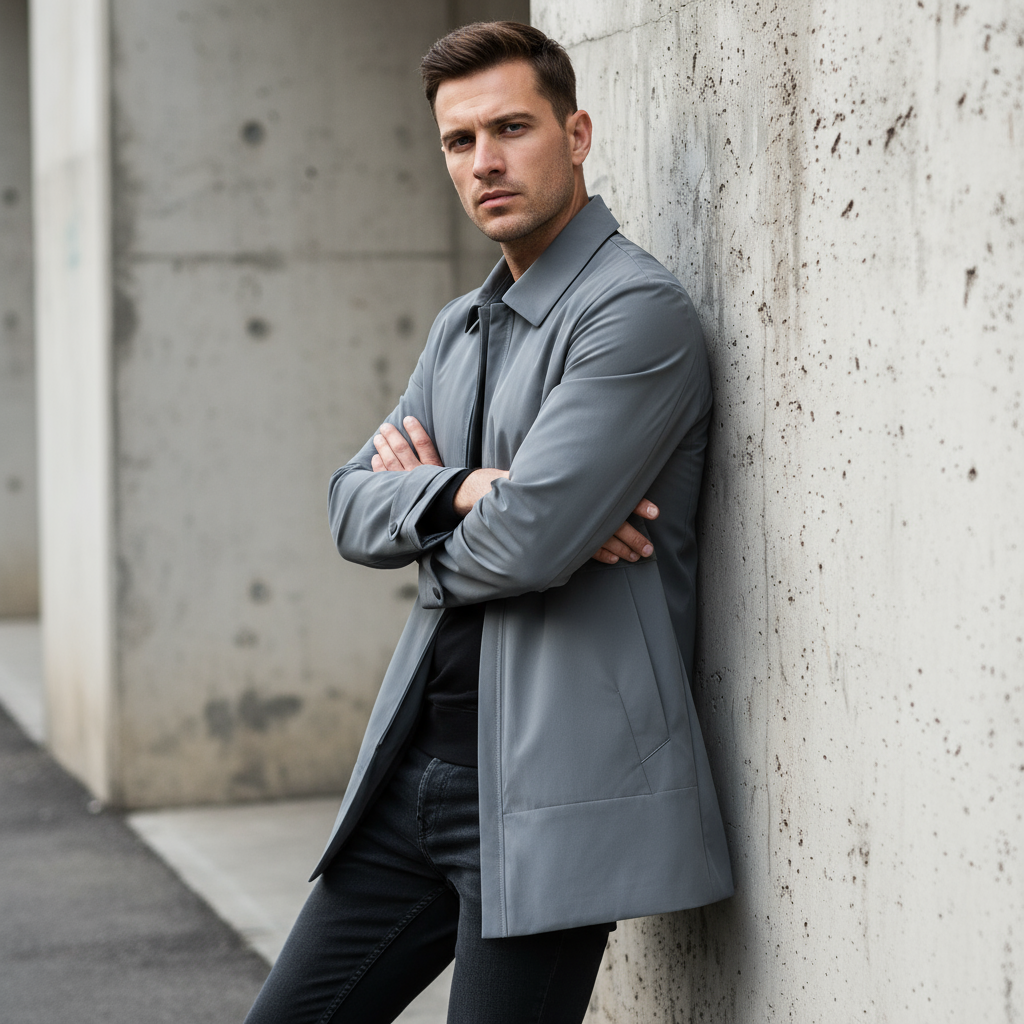 Daniel Trench moderno  con collo con revers