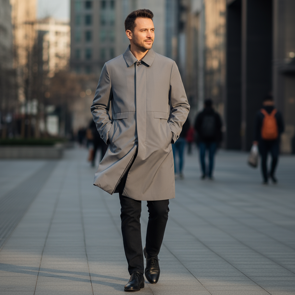 Daniel Trench moderno  con collo con revers