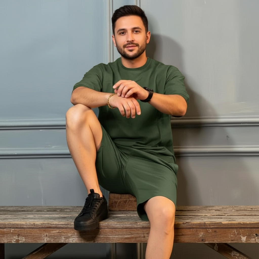 Alessandro Completo Estivo Uomo Cargo: Stile Moderno e Comfort