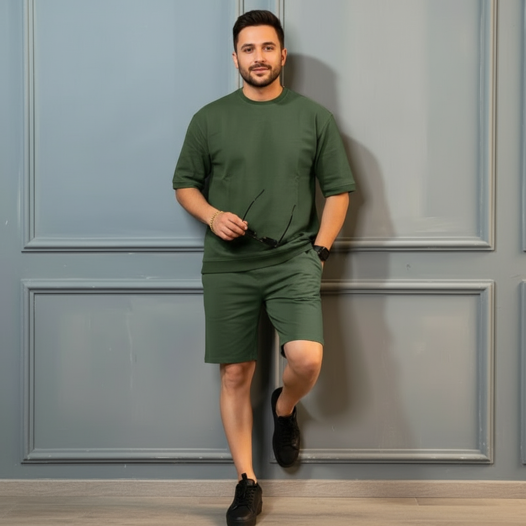 Alessandro Completo Estivo Uomo Cargo: Stile Moderno e Comfort