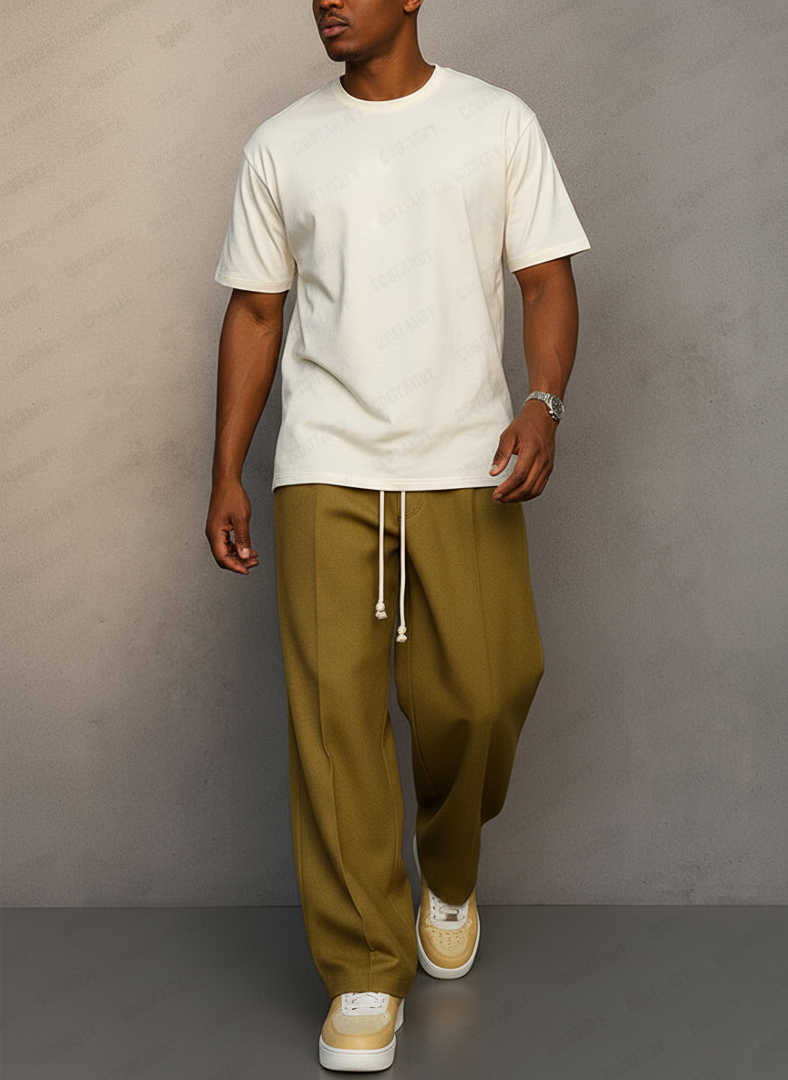 Jake Pantaloni Ampi con Coulisse - Stile Moderno