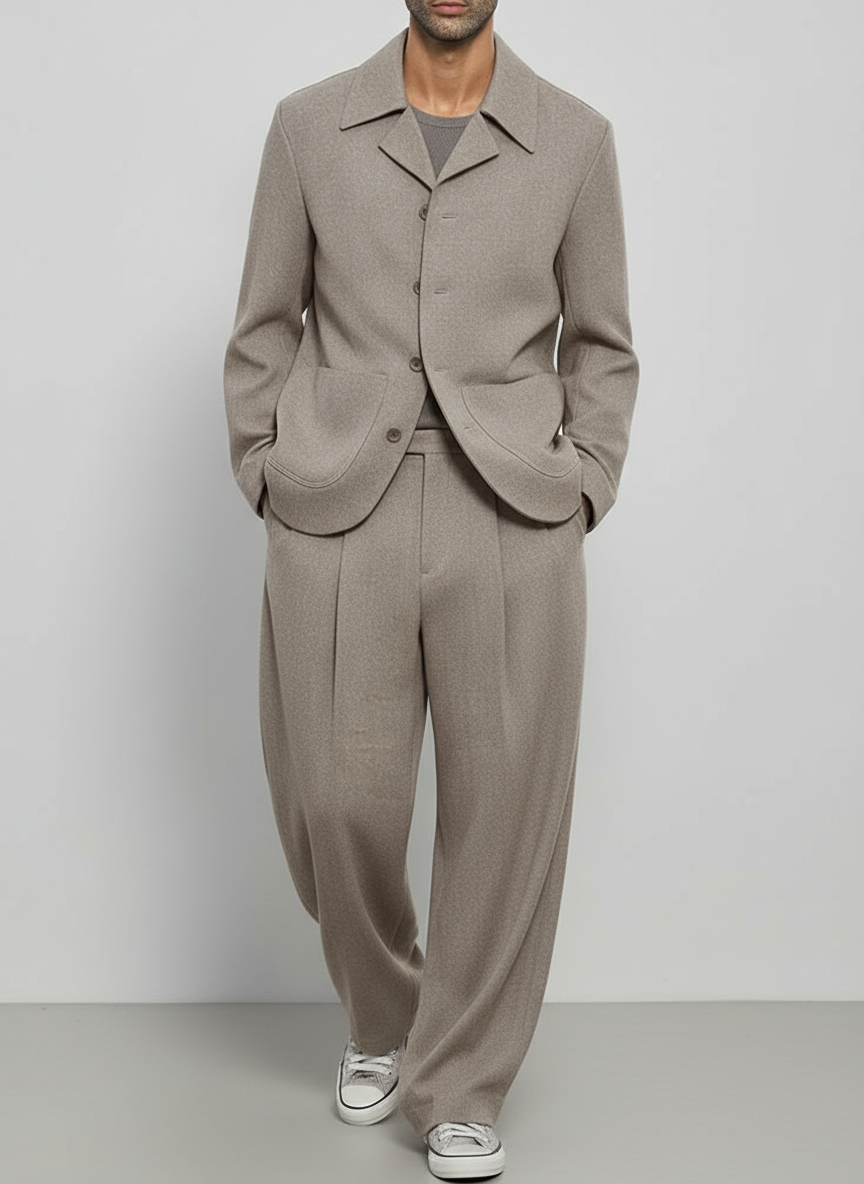 Nelson Abito Moderno Casual Chic in Tessuto Leggero