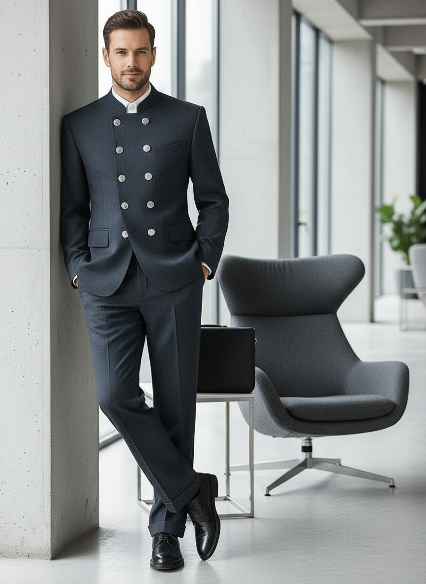 Carlos Completo Sartoriale Doppiopetto Stile Moderno