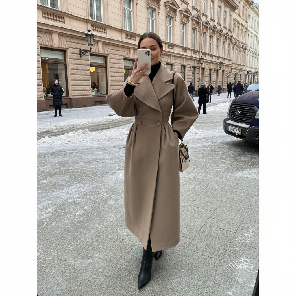 Cappotto Lungo Donna Stile Elegante - Victoria