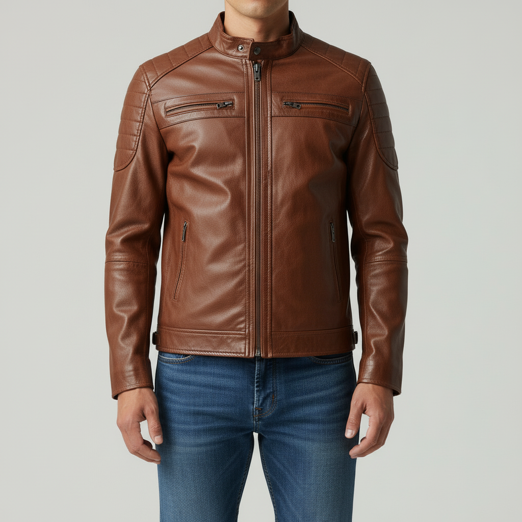 Luke Giacca Biker Stile Audace Ecopelle Versatile Autunno