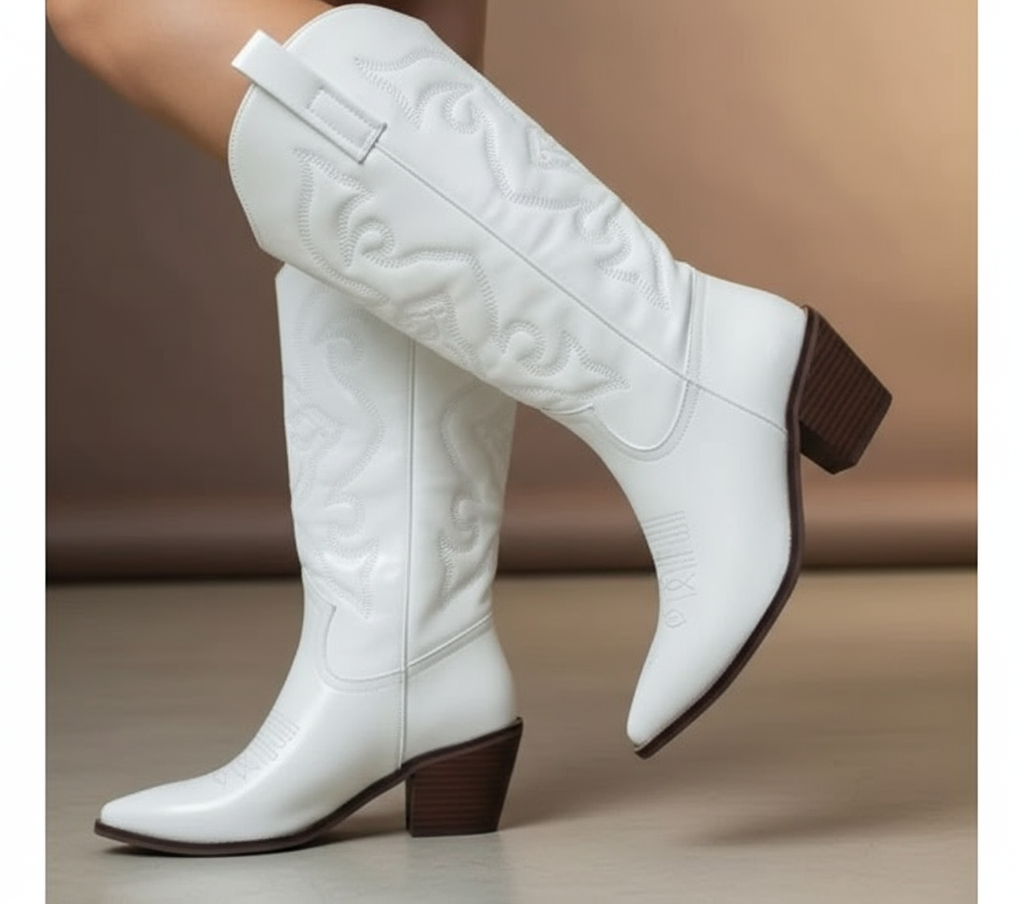 Stivali Texani Metallizzati | Audaci e Glamour | Donna